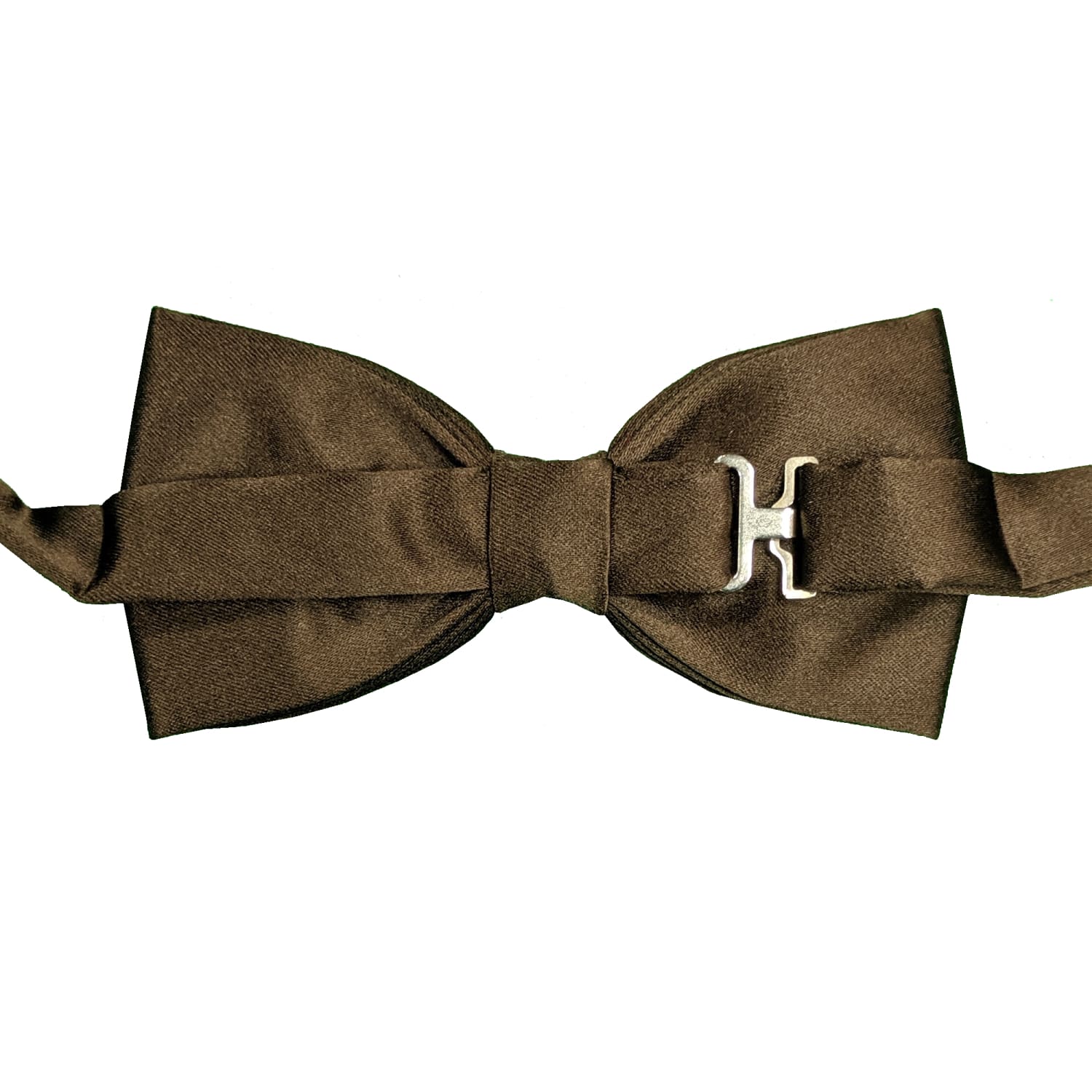 Folkespeare Bow Tie & Pocket Square Set - BK0030 - Chocolate 3