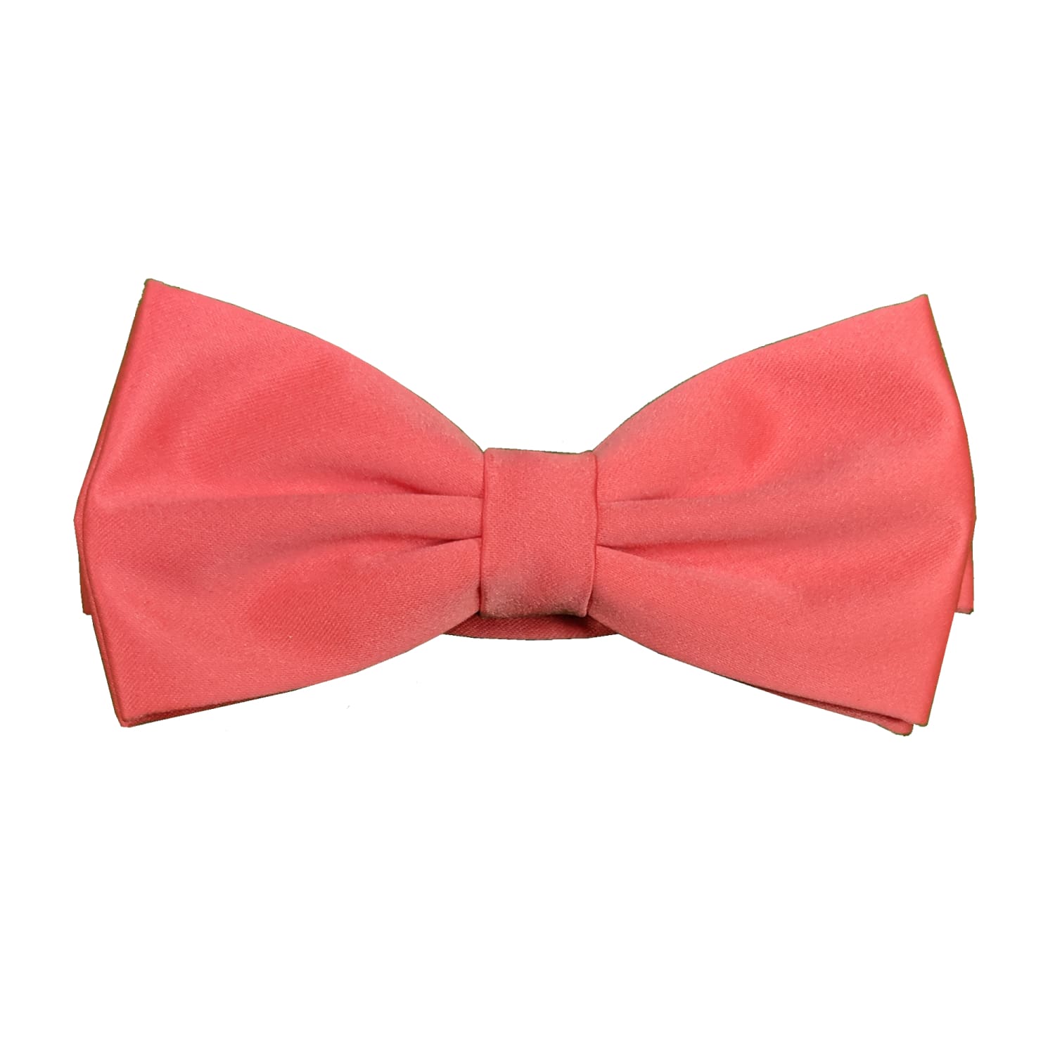 Folkespeare Bow Tie & Pocket Square Set - BK0030 - Coral 2