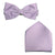 Folkespeare Bow Tie & Pocket Square Set - BK0030 - Lavender 1