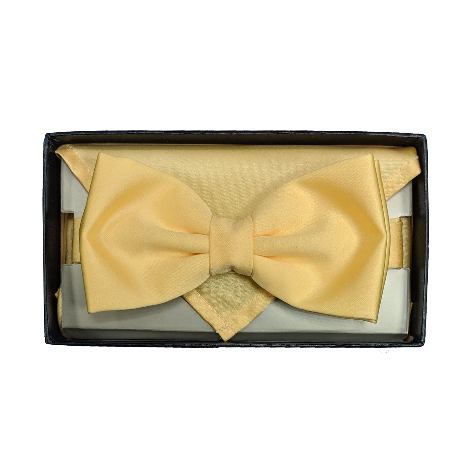 Folkespeare Bow Tie & Pocket Square Set - BK0030 - Lemon 5