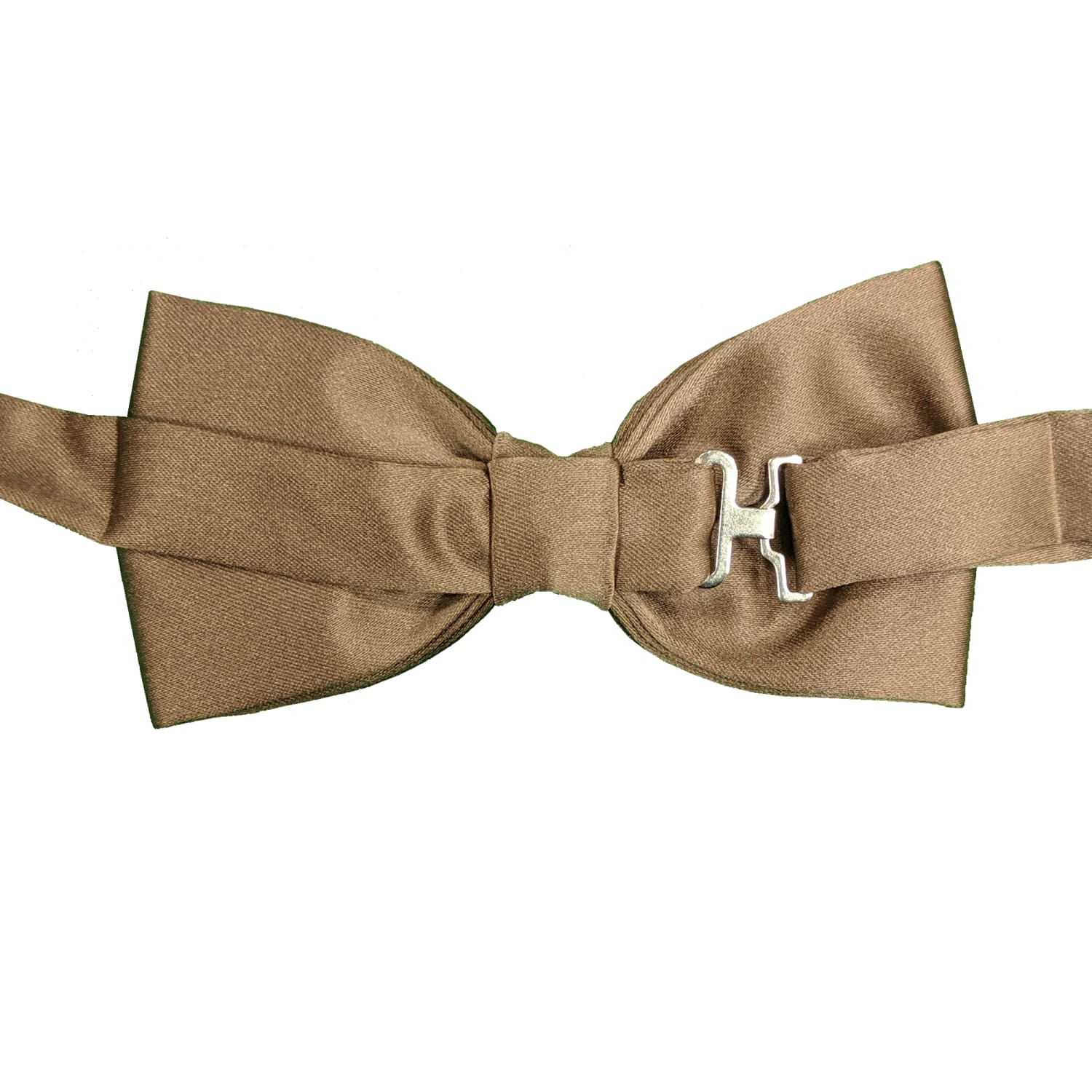 Folkespeare Bow Tie & Pocket Square Set - BK0030 - Mid Brown 3