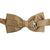 Folkespeare Bow Tie & Pocket Square Set - BK0030 - Mid Brown 3