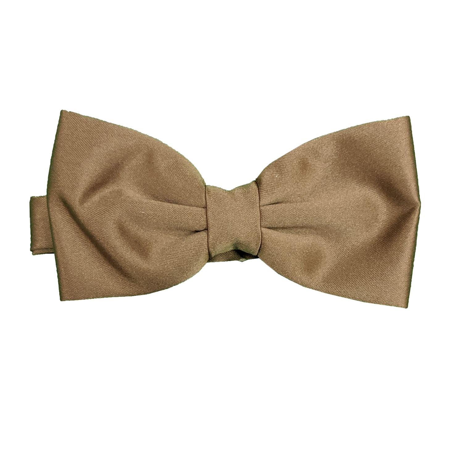 Folkespeare Bow Tie & Pocket Square Set - BK0030 - Mid Brown 2