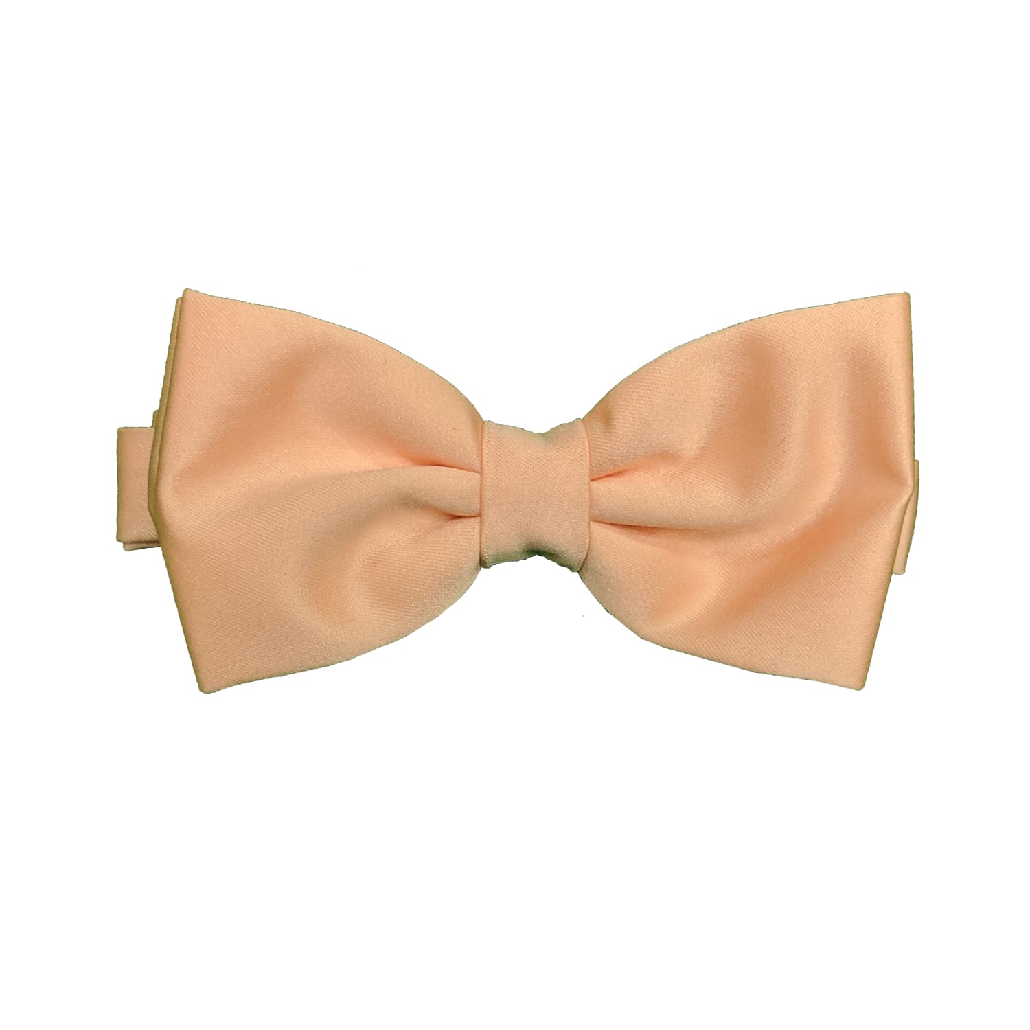 Folkespeare Bow Tie & Pocket Square Set - BK0030 - Peach 2