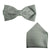 Folkespeare Bow Tie & Pocket Square Set - BK0030 - Silver Grey 1