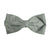 Folkespeare Bow Tie & Pocket Square Set - BK0030 - Silver Grey 2