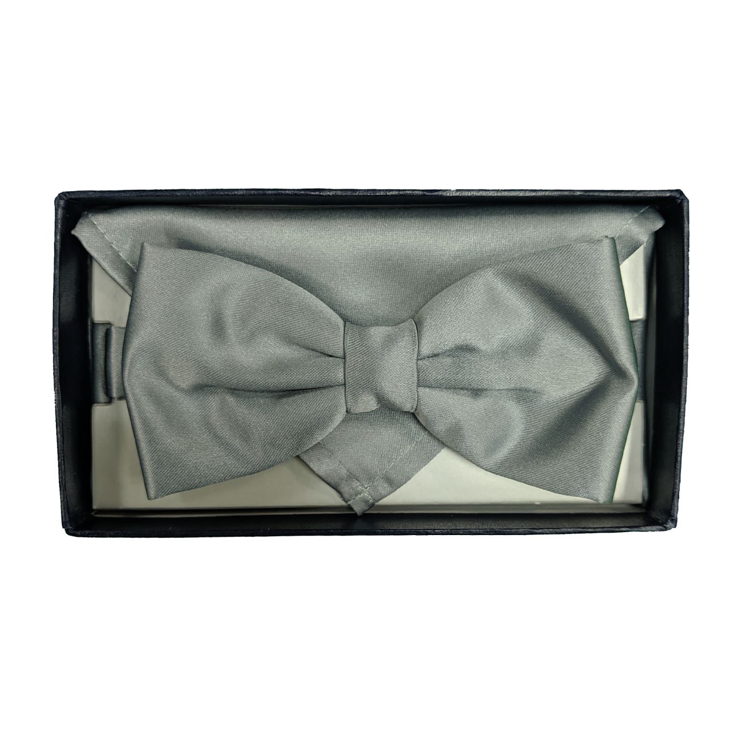 Folkespeare Bow Tie & Pocket Square Set - BK0030 - Silver Grey 5