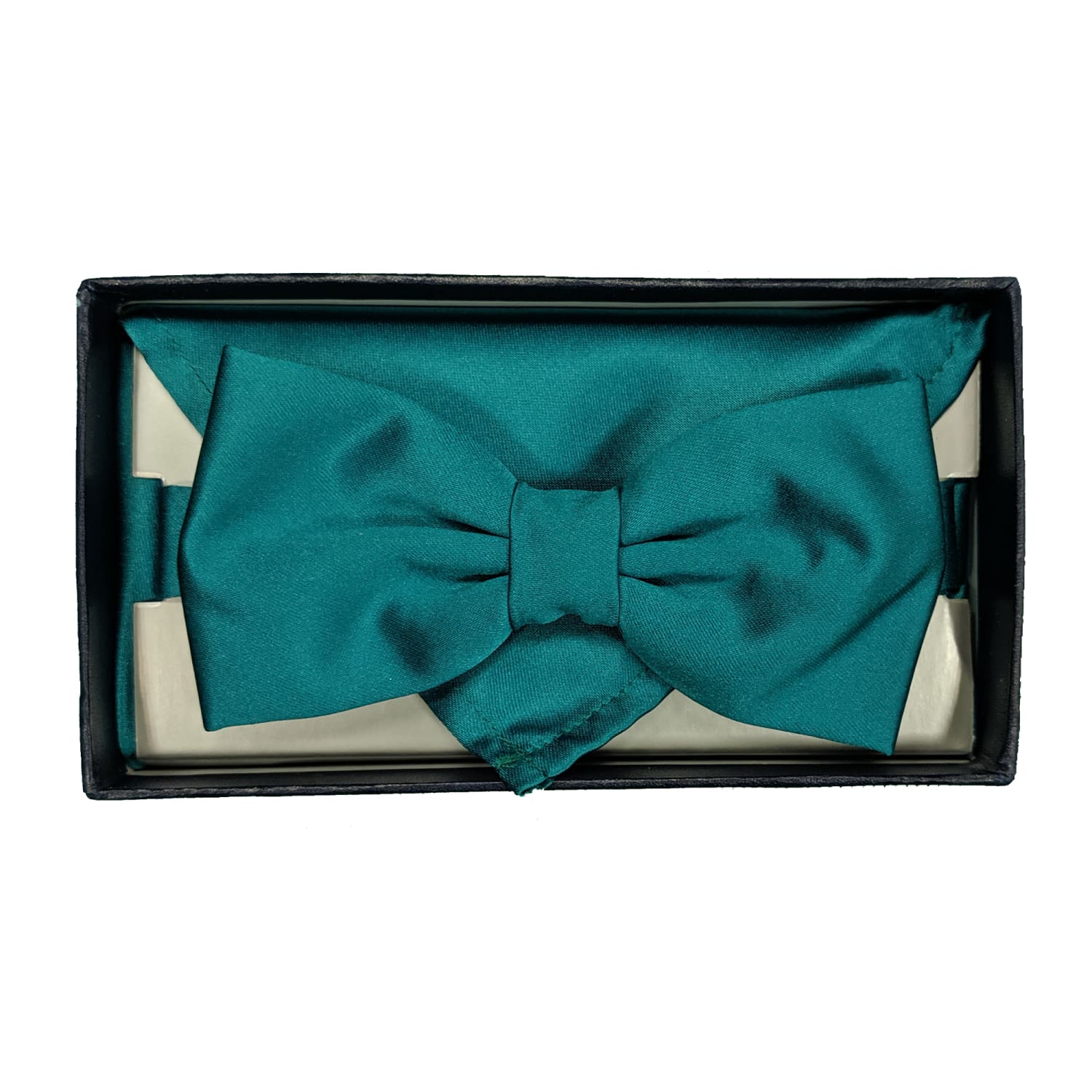 Folkespeare Bow Tie & Pocket Square Set - BK0030 - Teal 5