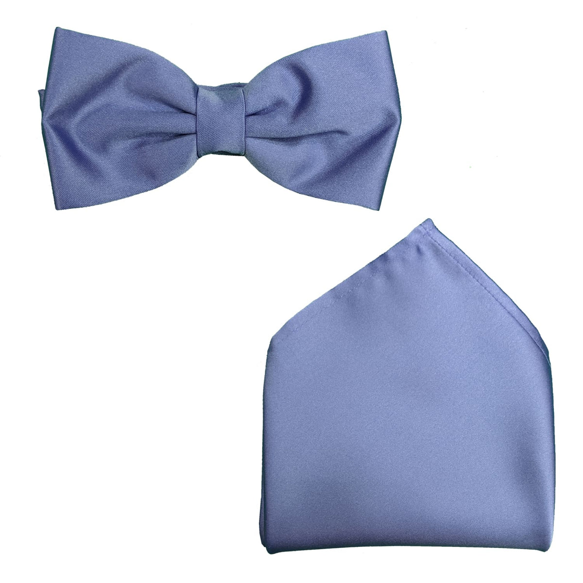 Folkespeare Bow Tie &amp; Pocket Square Set - BK0030 - Violet 1