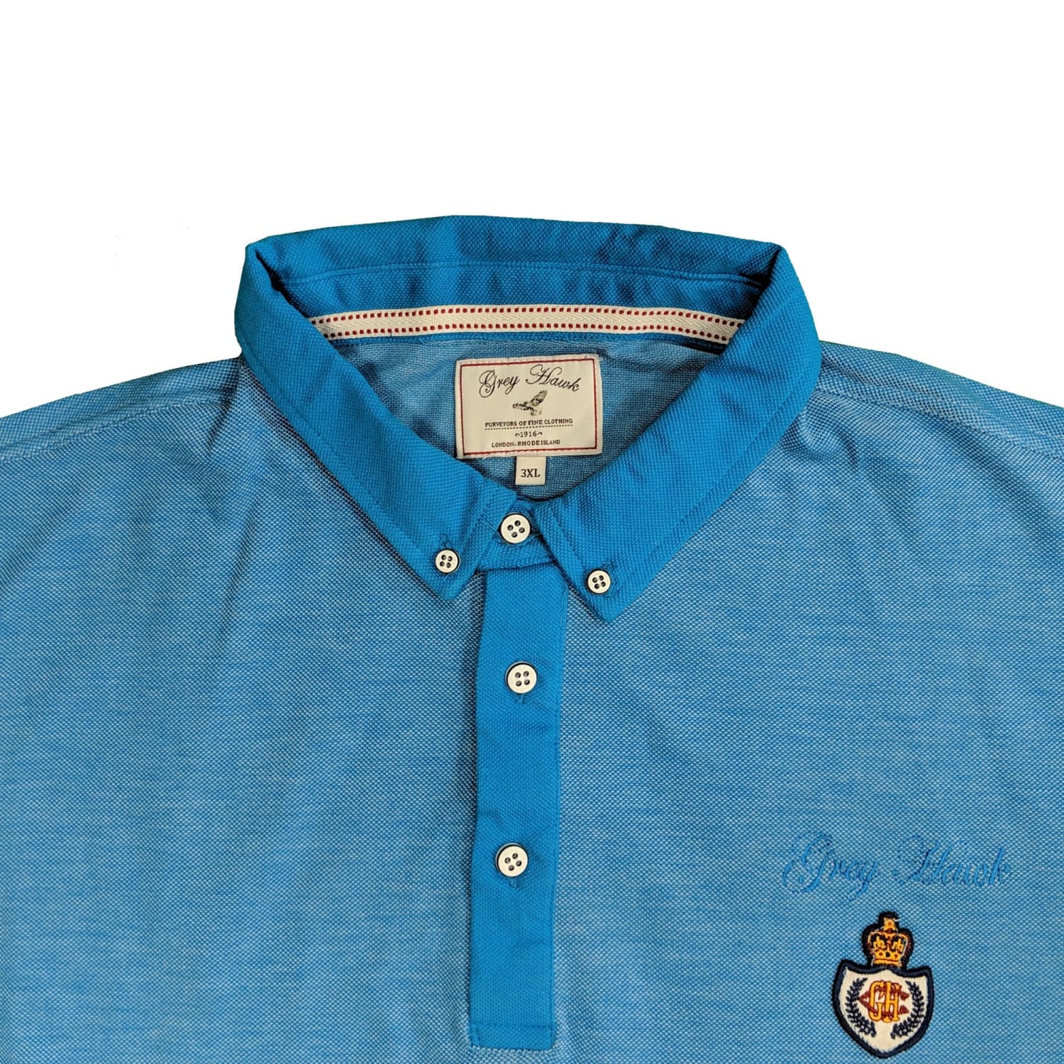 Grey Hawk Polo - GH03 - Blue 2