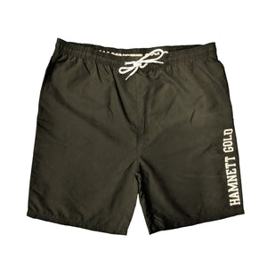 Hamnett Gold Swim Shorts - DF826 - Black 1