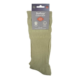 HJ Softop Socks - HJ91 - Cotton - Oatmeal 2