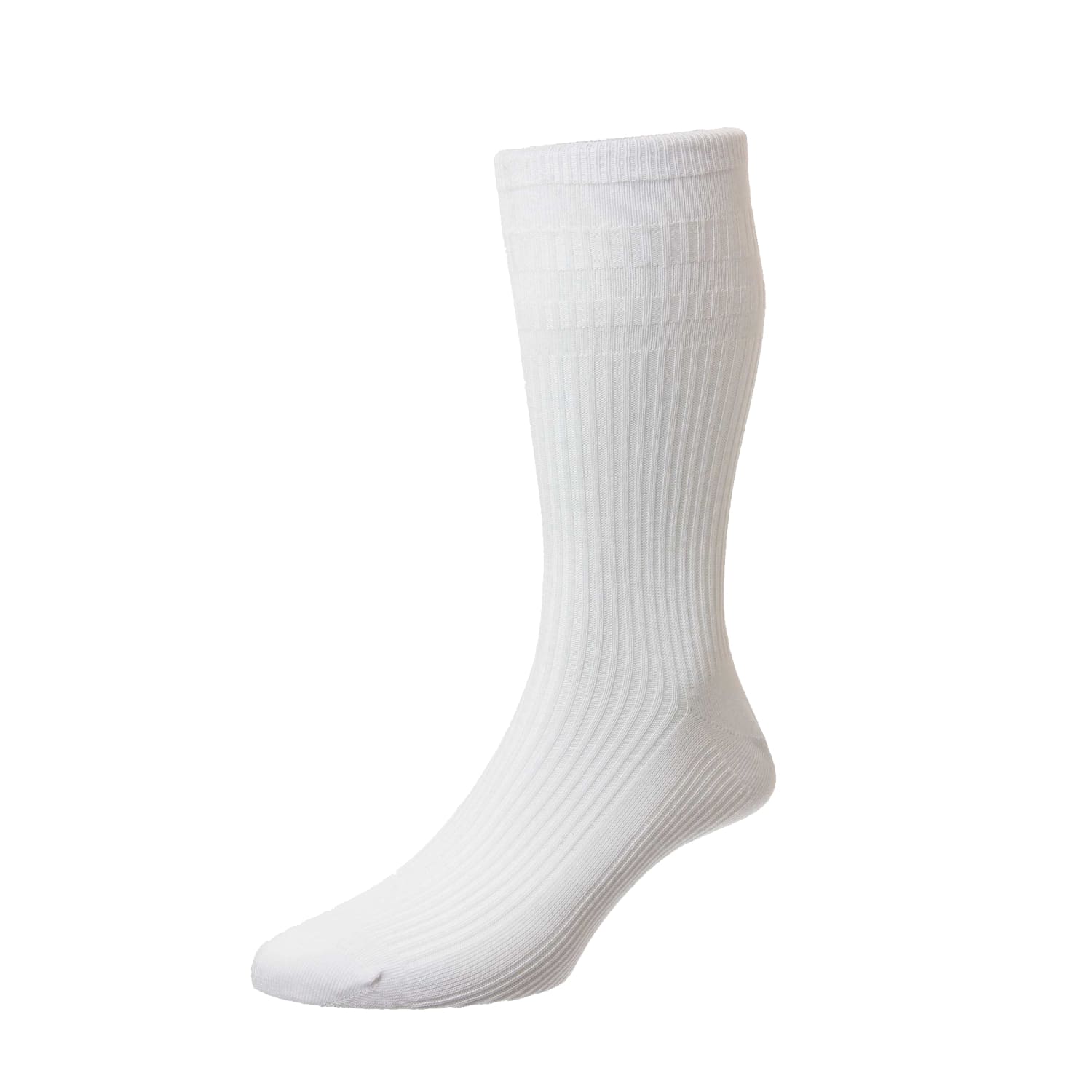 HJ Softop Socks - HJ91 - Cotton - White 1
