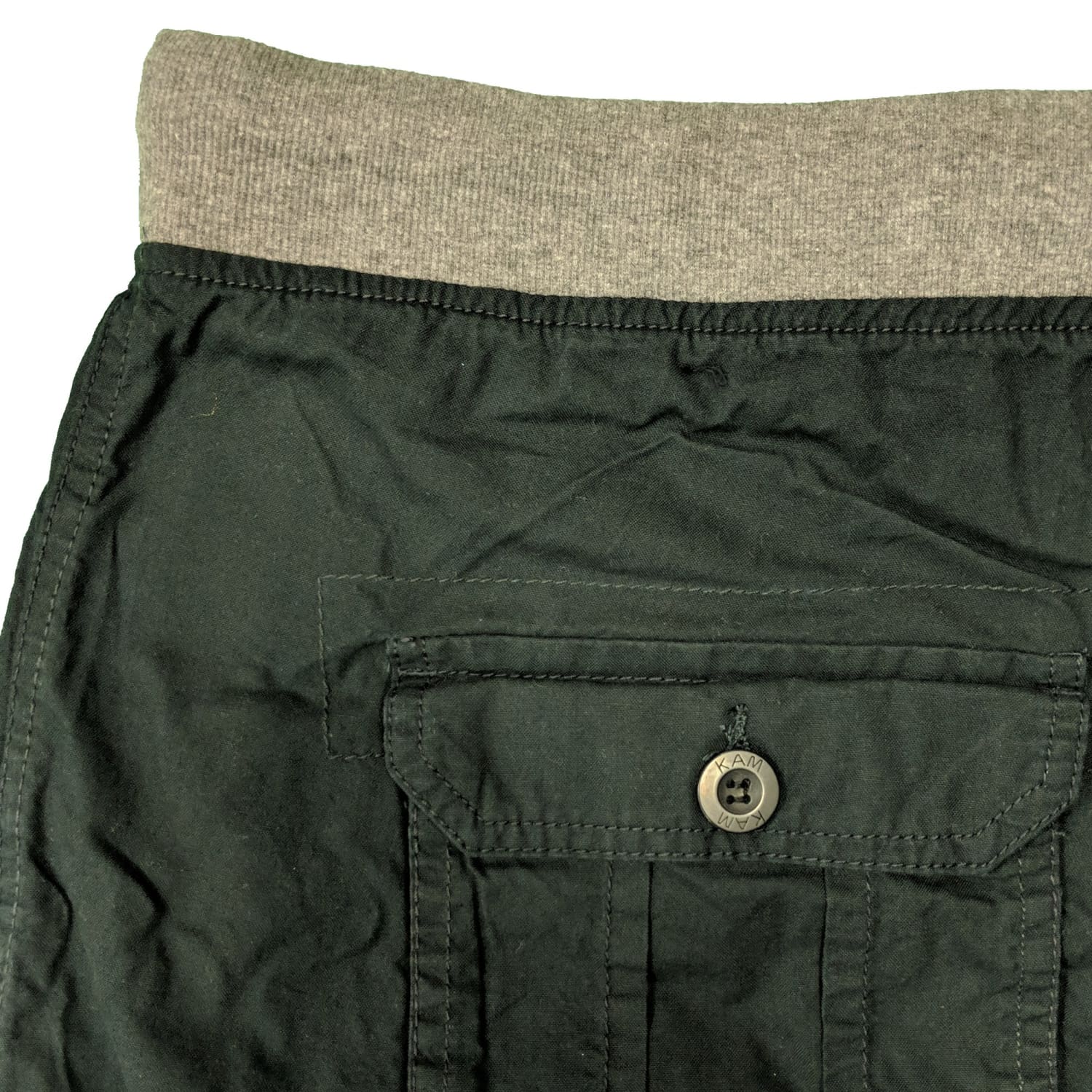 Kam Cargo Shorts - KBS 306 - Black 3