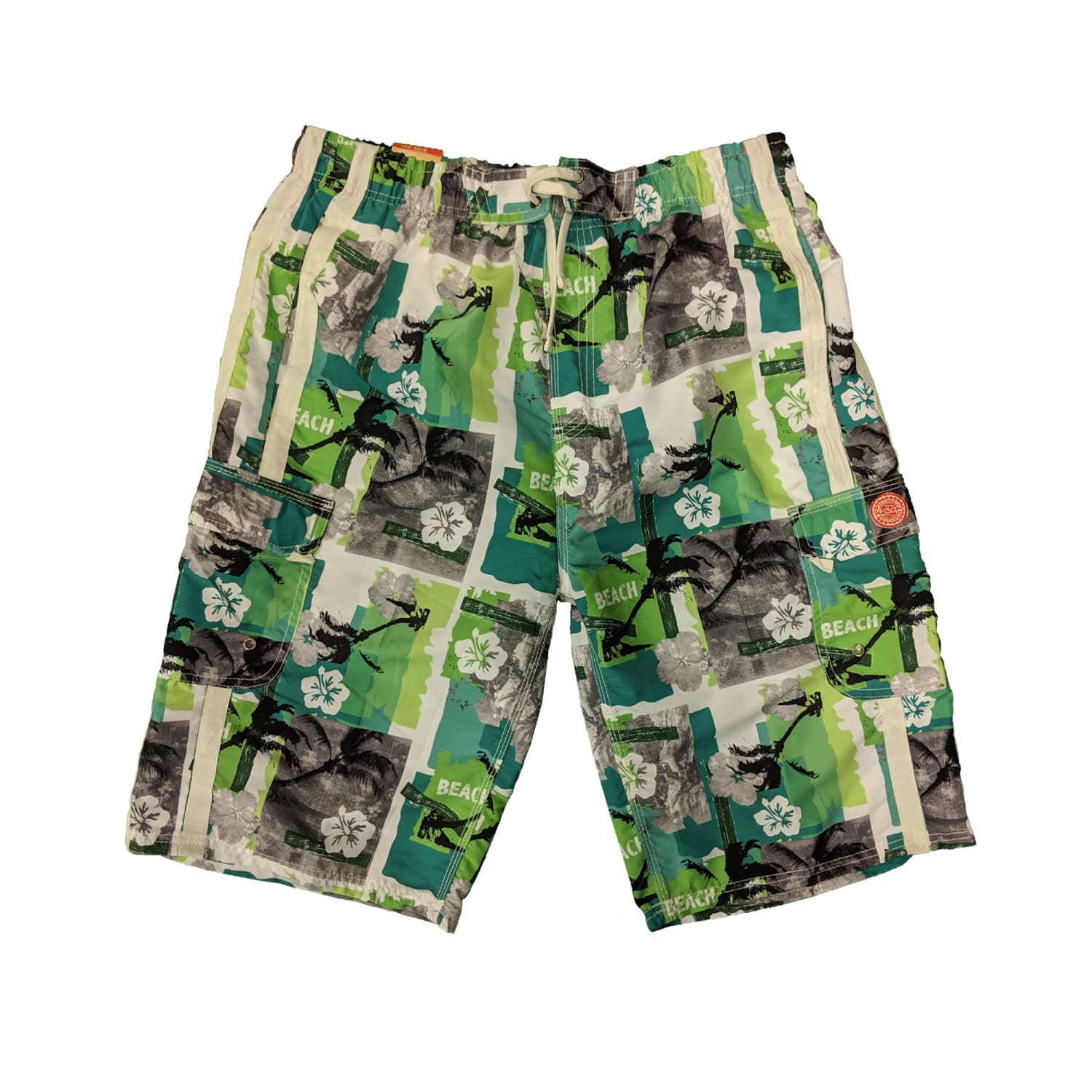 Kam Cargo Swim Shorts - FBS 392 - Mint 1