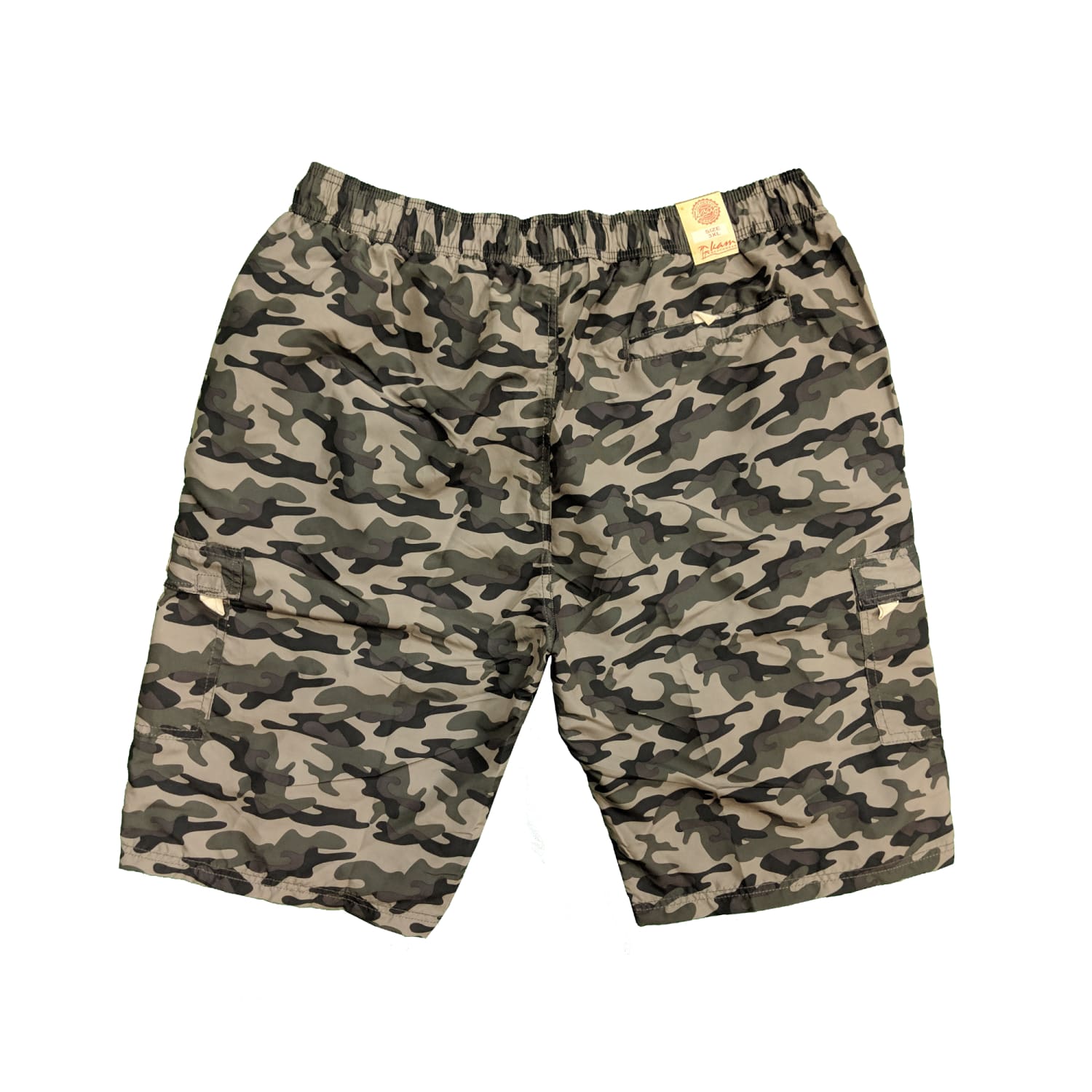 Kam Cargo Swim Shorts - KBS 390 - Green Camo 2