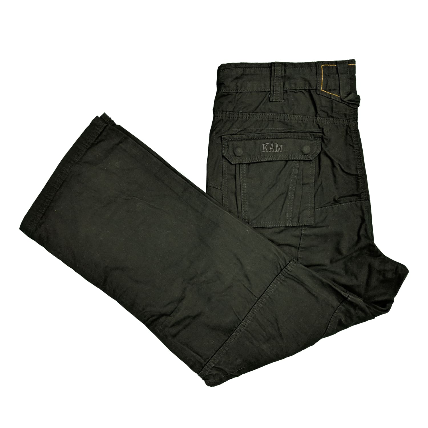 Kam Cargo Trousers - KBS 118 - Black 4