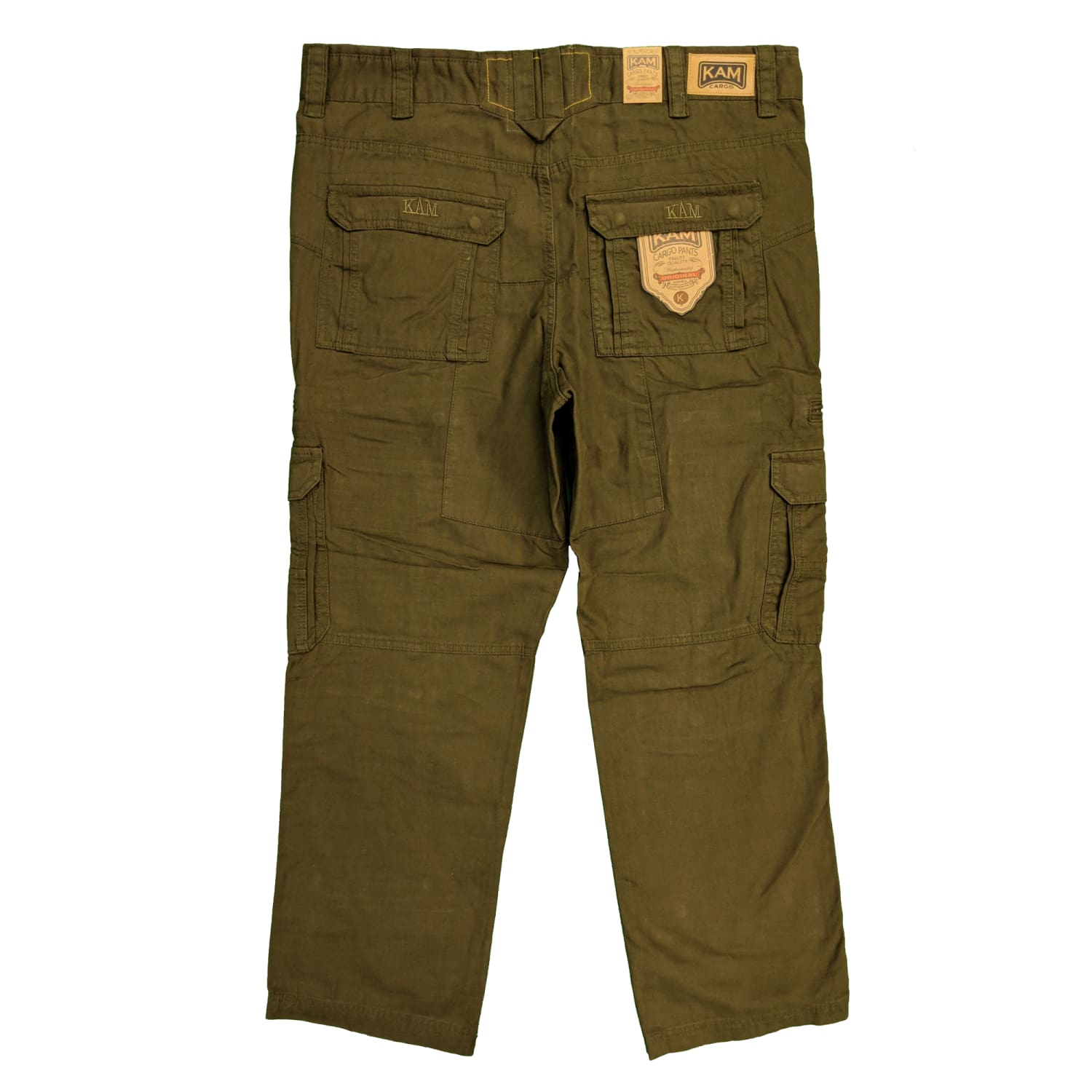 Kam Cargo Trousers - KBS 118 - Khaki 2