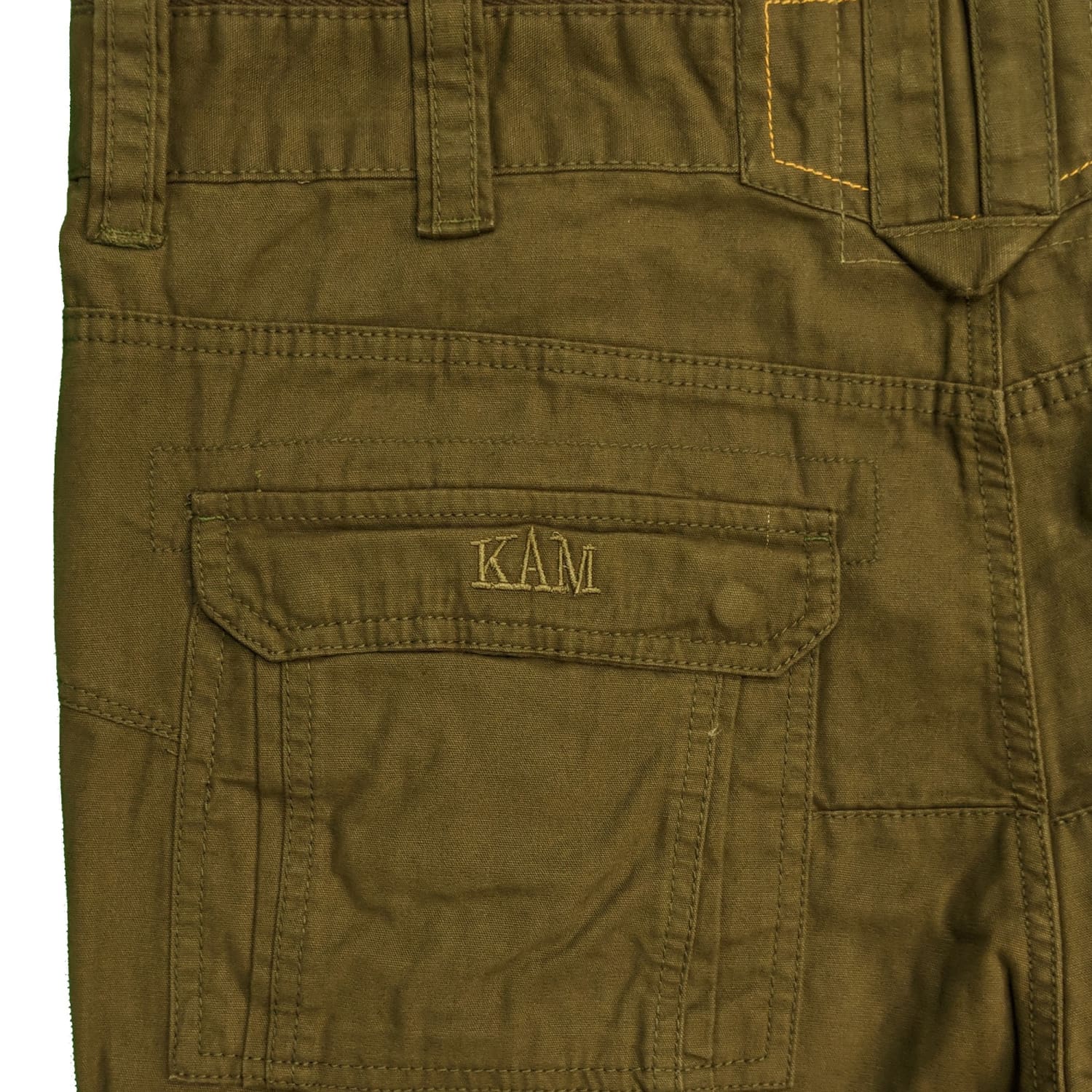 Kam Cargo Trousers - KBS 118 - Khaki 3