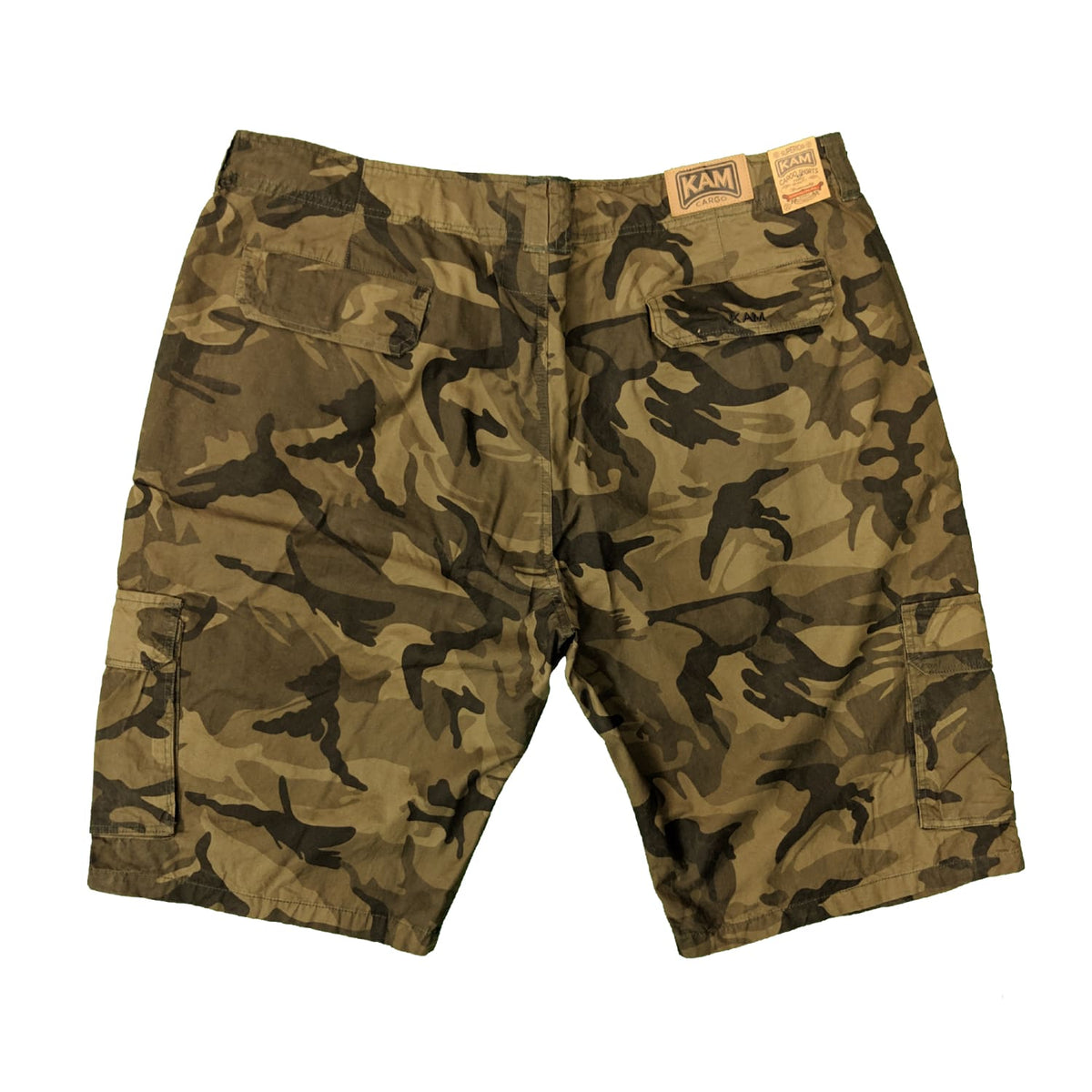 Kam Cargo Twill Shorts - KBS 388 - Green Camo 2