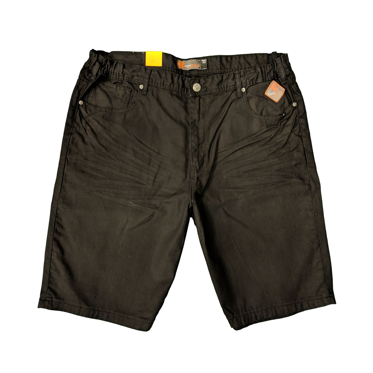 Kam Denim Chino Shorts - KBS Marco 2 - Black 1