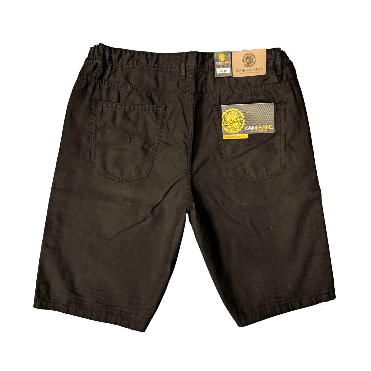 Kam Denim Chino Shorts - KBS Marco 2 - Black 2