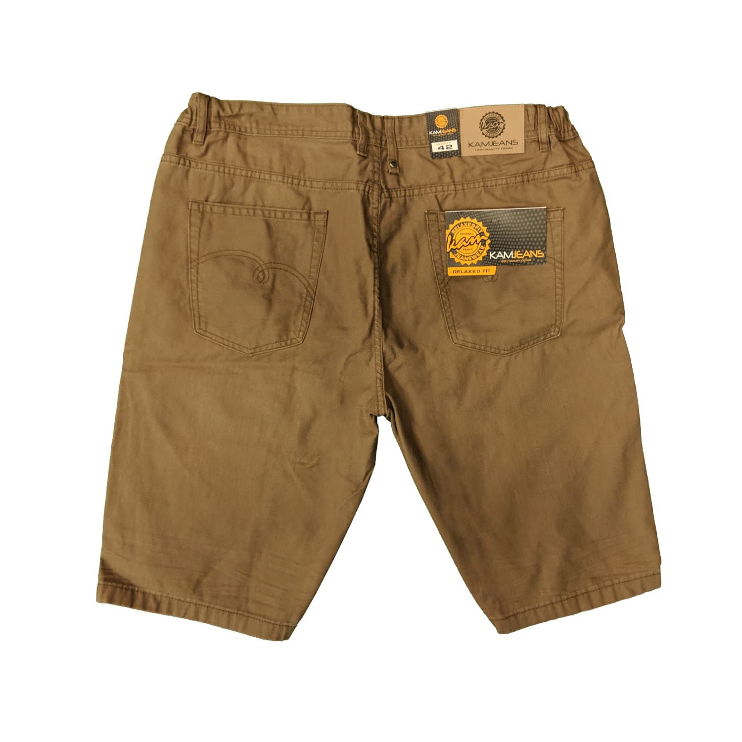 Kam Denim Chino Shorts - KBS Marco 2 - Tabacco 2