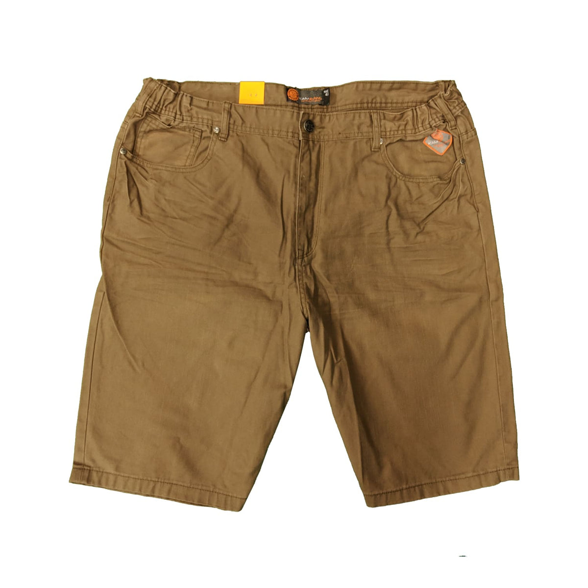 Kam Denim Chino Shorts - KBS Marco 2 - Tabacco 1