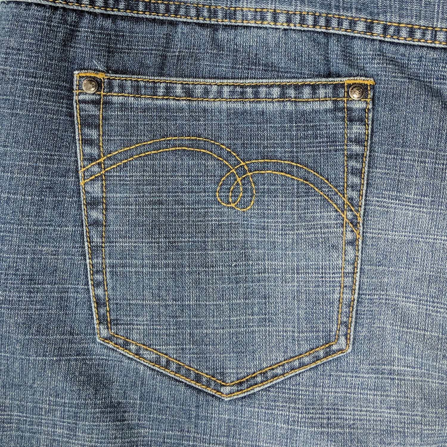 Kam Distressed Jeans - KBS Western - Mid Blue 4