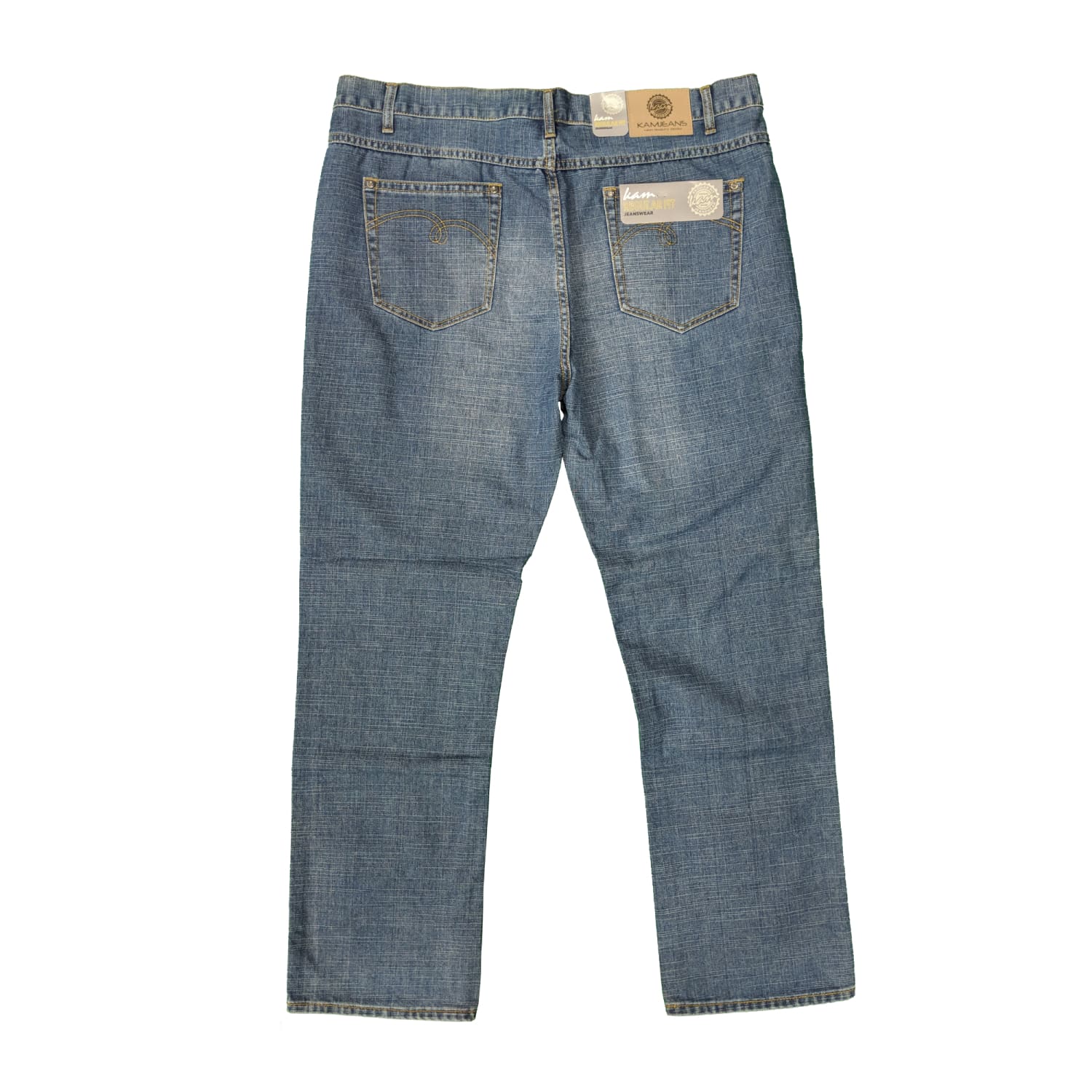 Kam Distressed Jeans - KBS Western - Mid Blue 2