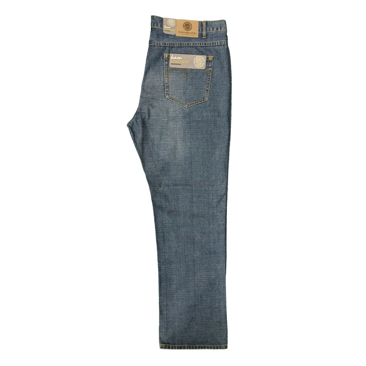 Kam Distressed Jeans - KBS Western - Mid Blue 5