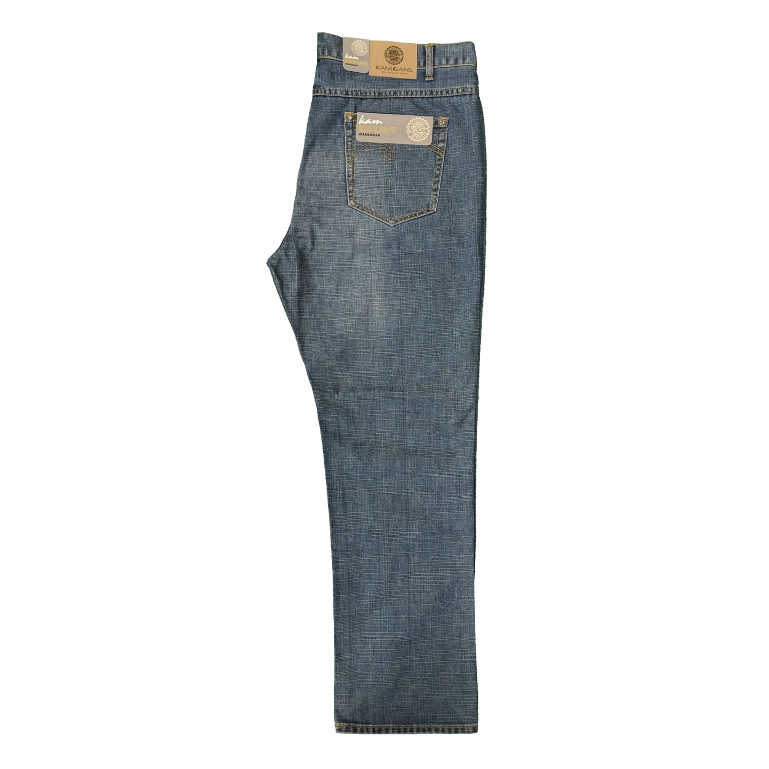 Kam Distressed Jeans - KBS Western - Mid Blue 5