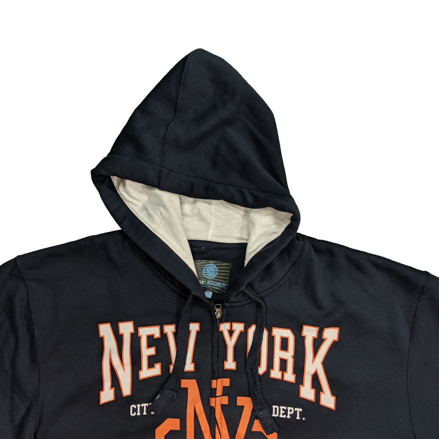 Kam Full Zip New York Hoody - KBS768 - Navy 2