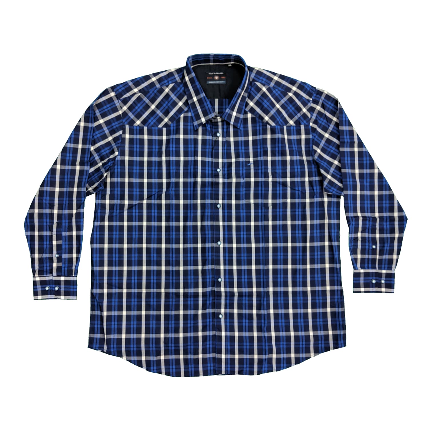 Kam L/S Shirt - KBS6143 - Navy 2