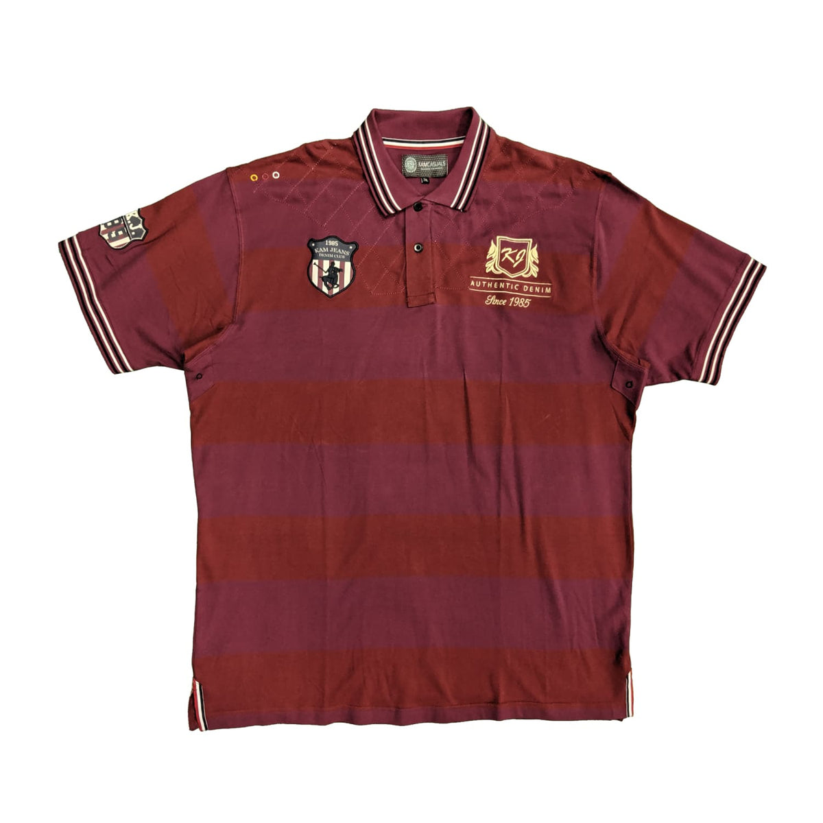 Kam Polo - KBS5037 - Burgundy 1