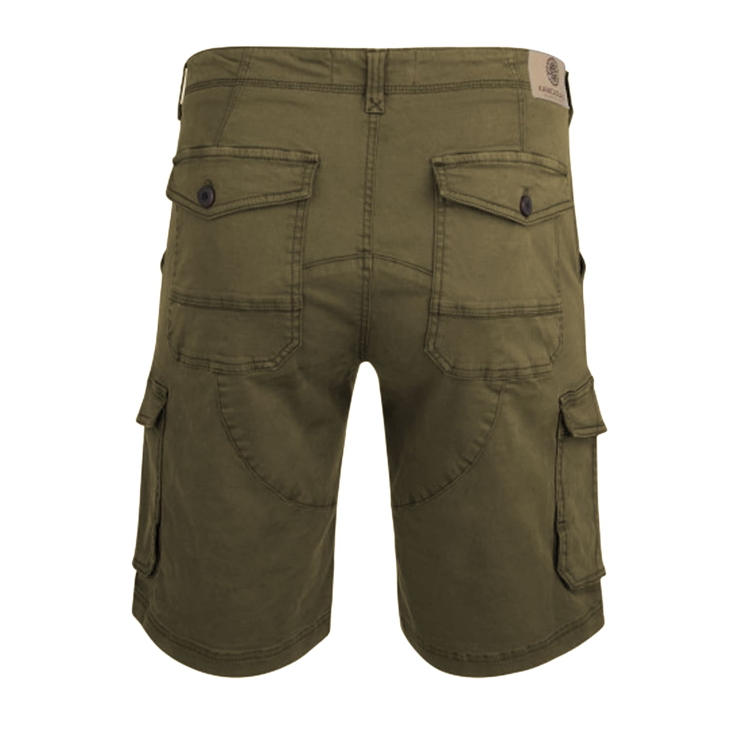 Kam Stretch Cargo Shorts - KBS 320 - Khaki 2