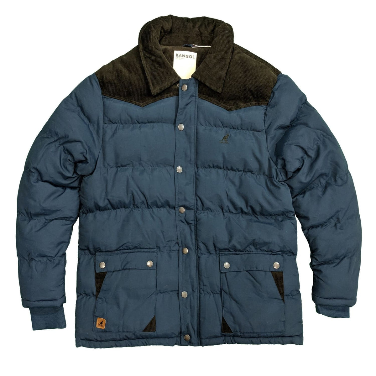 Kangol Padded Coat - DF229 - Navy 1