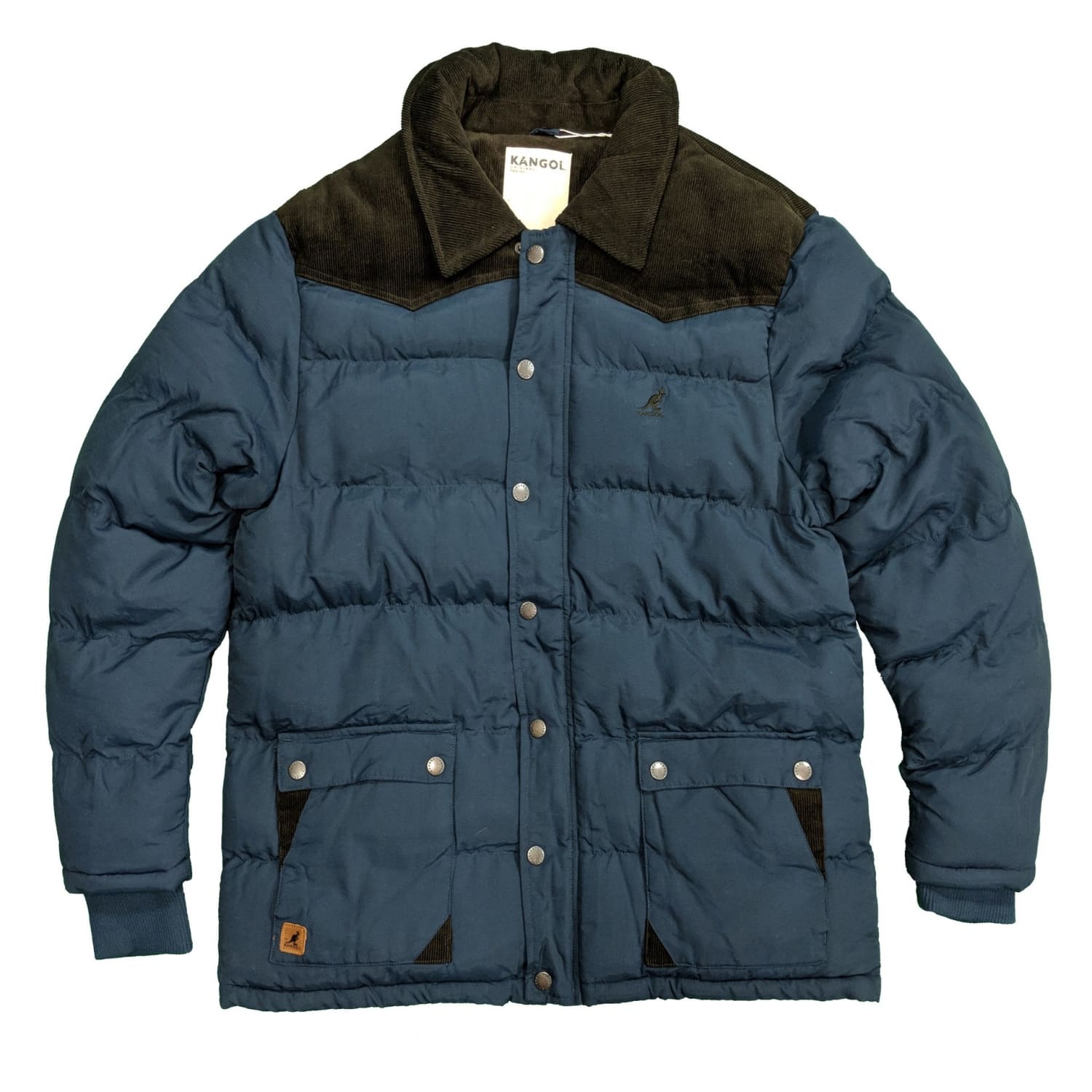 Kangol Padded Coat - DF229 - Navy 1