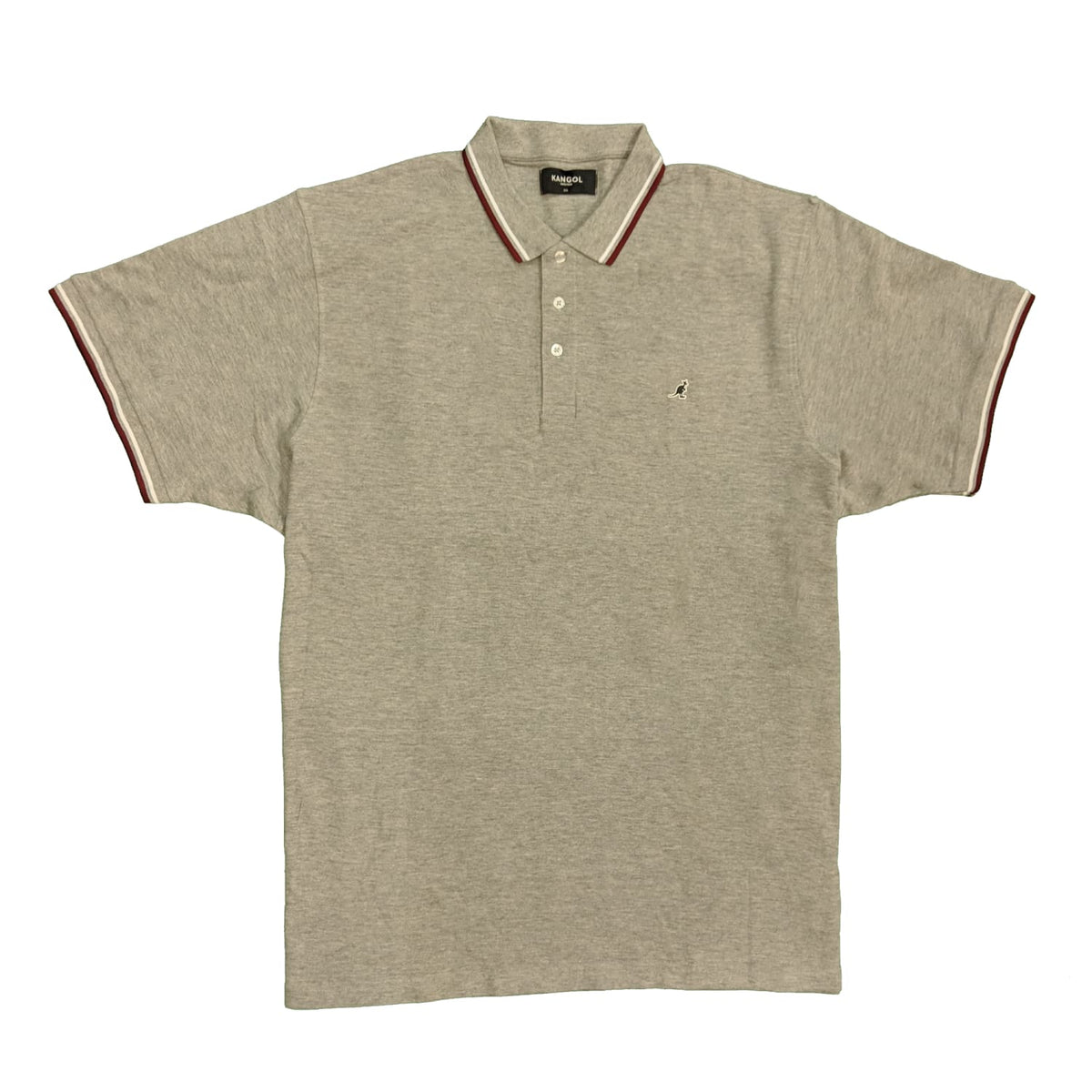 Kangol Polo - Carter A - Grey Marl 1