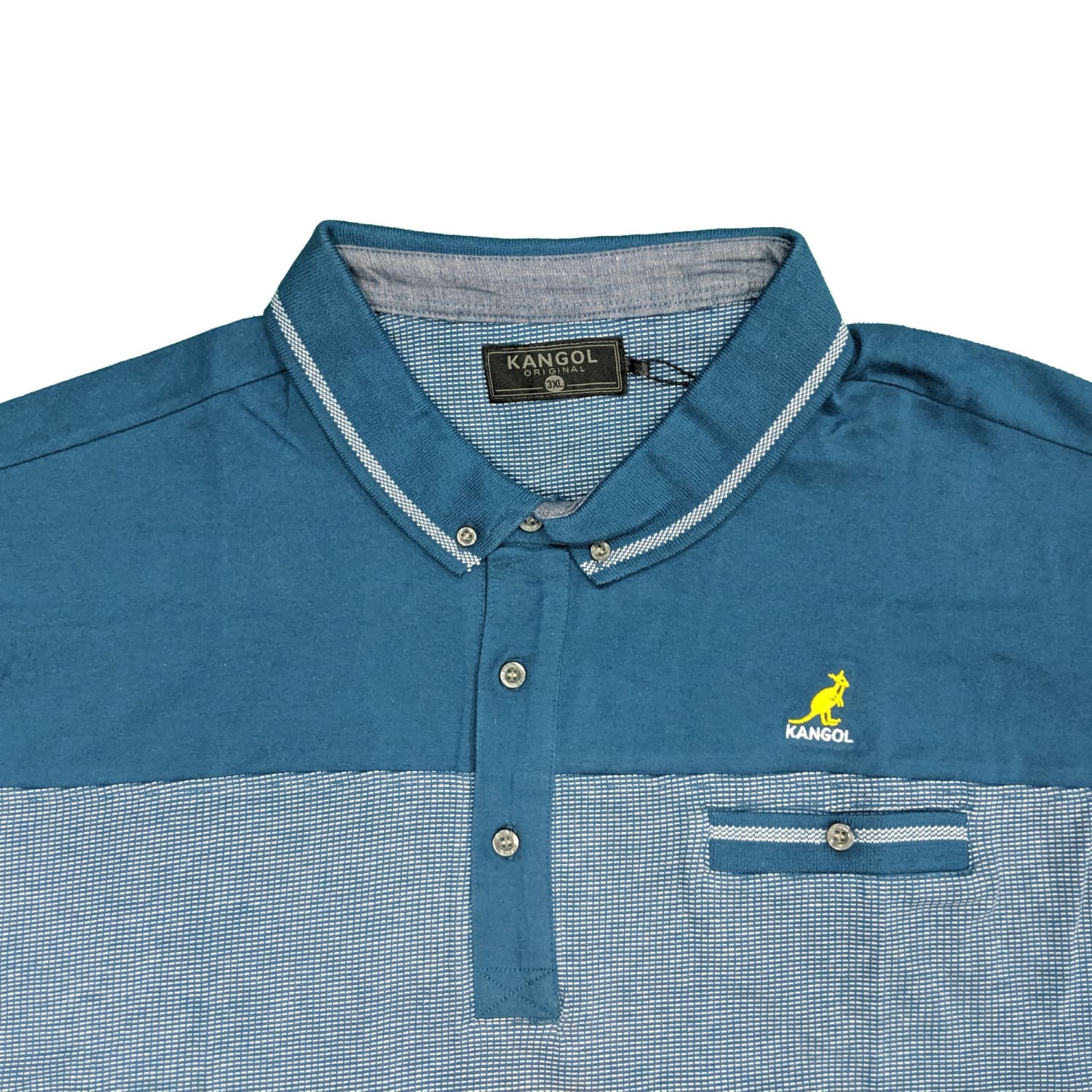 Kangol Polo - K707875 - Parker - Teal 2