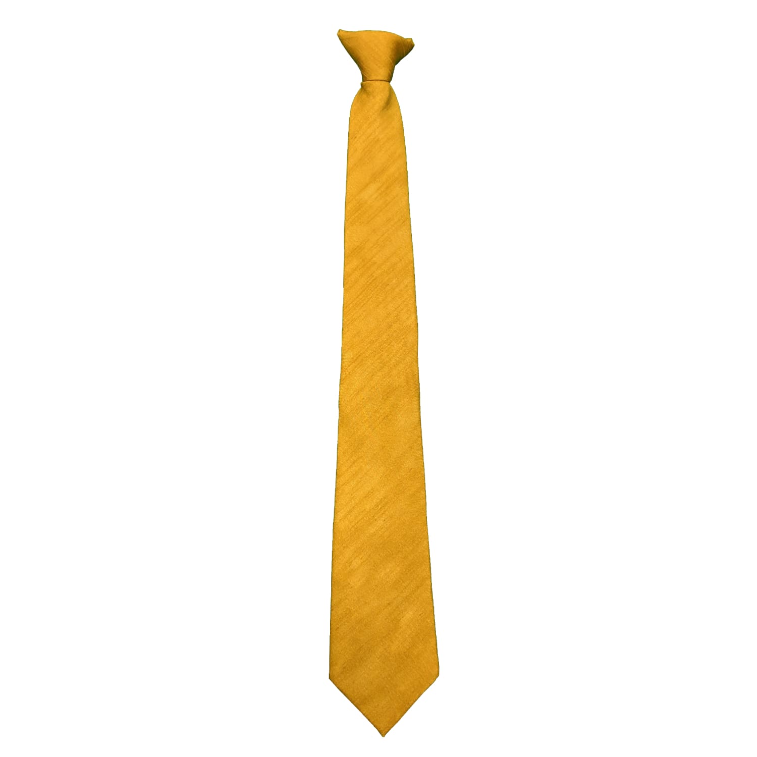 Kensington Clip-On Tie - Douppioni - Gold 5