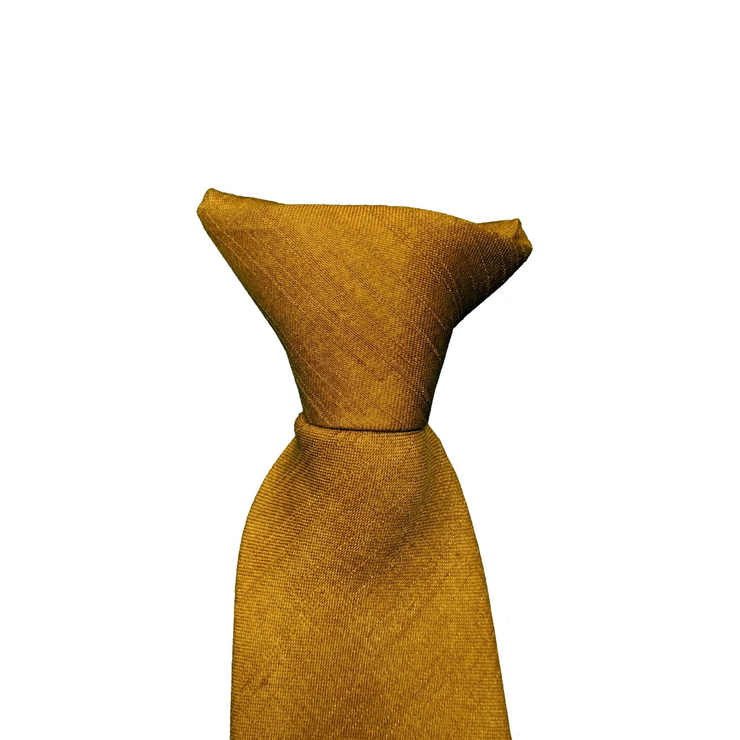 Kensington Clip-On Tie - Douppioni - Gold 3