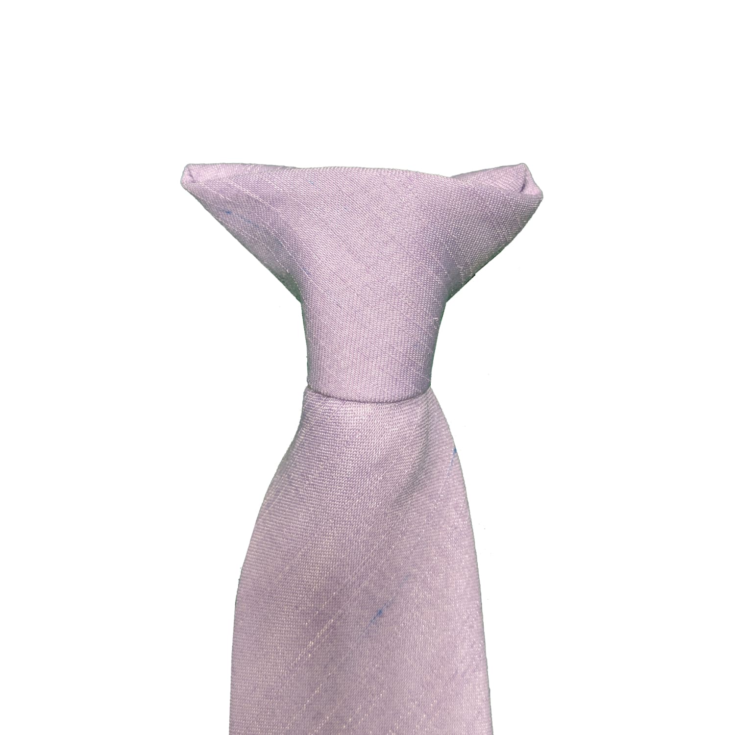 Kensington Clip-On Tie - Douppioni - Lilac 3