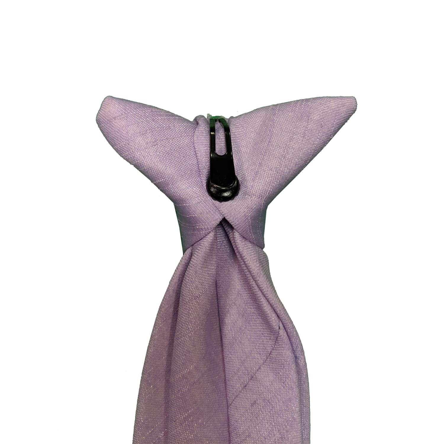 Kensington Clip-On Tie - Douppioni - Lilac 4