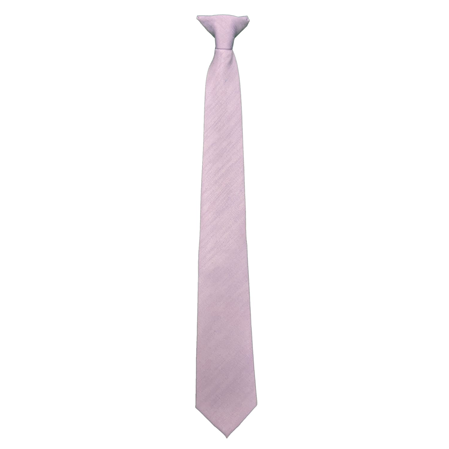 Kensington Clip-On Tie - Douppioni - Lilac 5