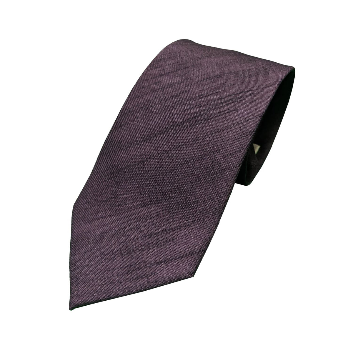 Kensington Clip-On Tie - Douppioni - Purple 1