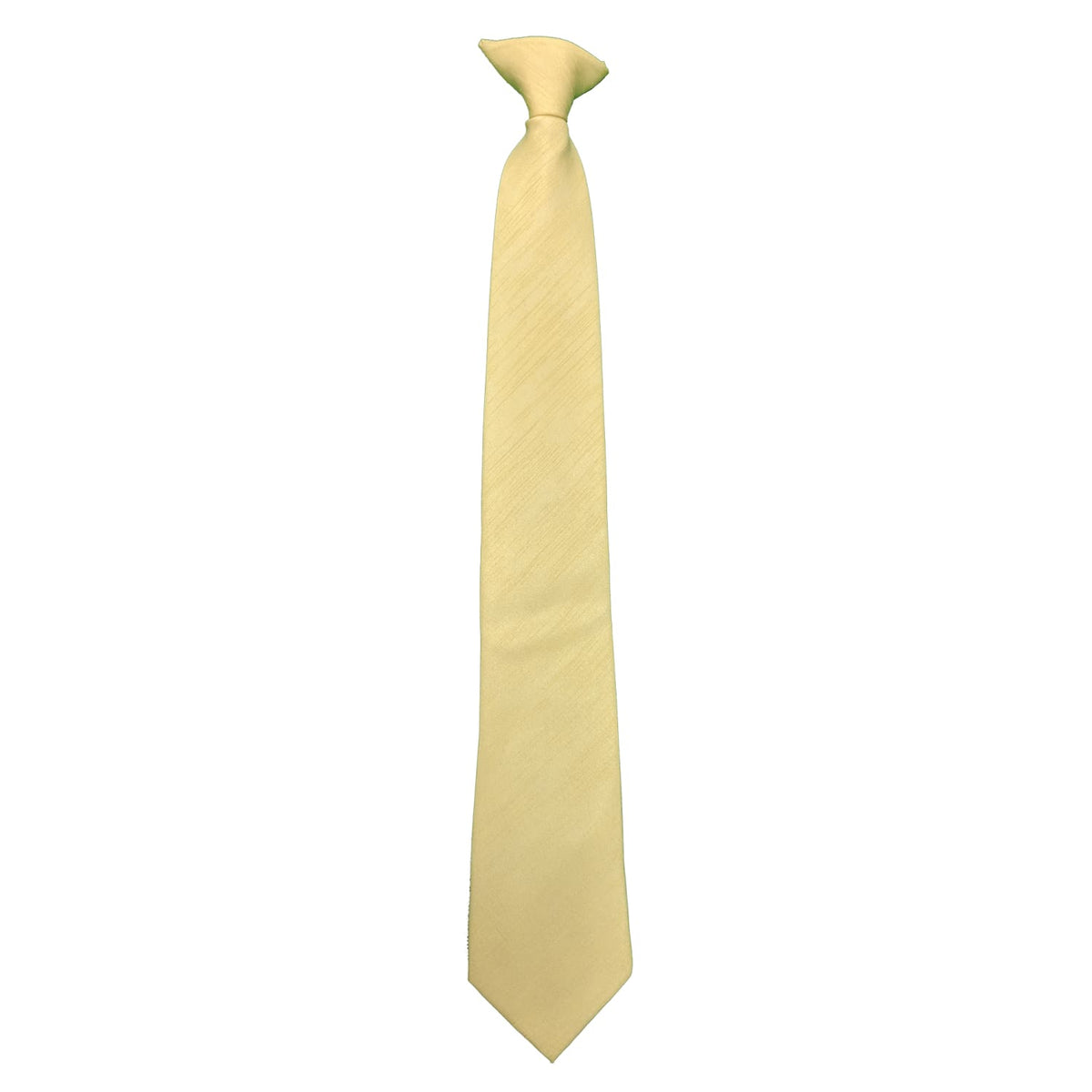 Kensington Clip-On Tie - Douppioni - Yellow 5