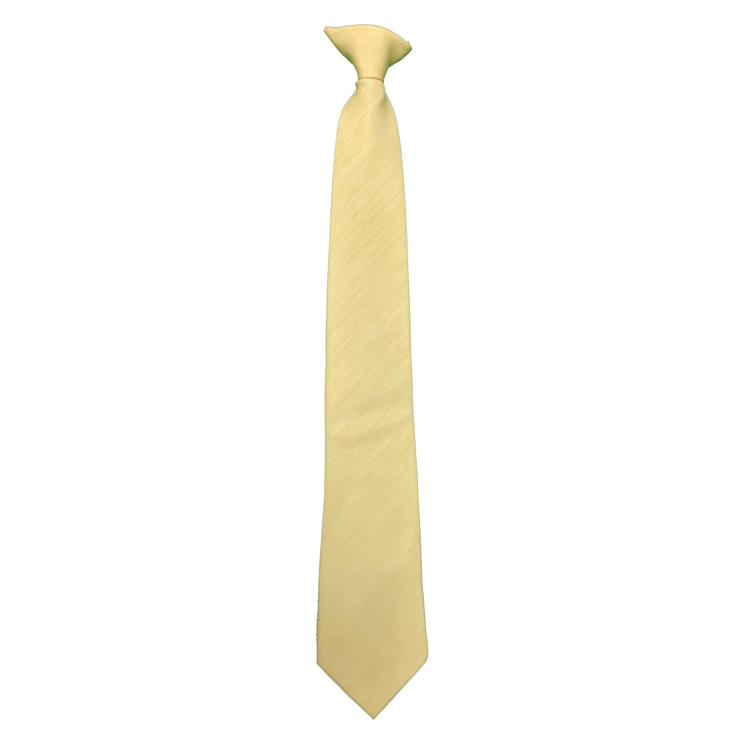 Kensington Clip-On Tie - Douppioni - Yellow 5