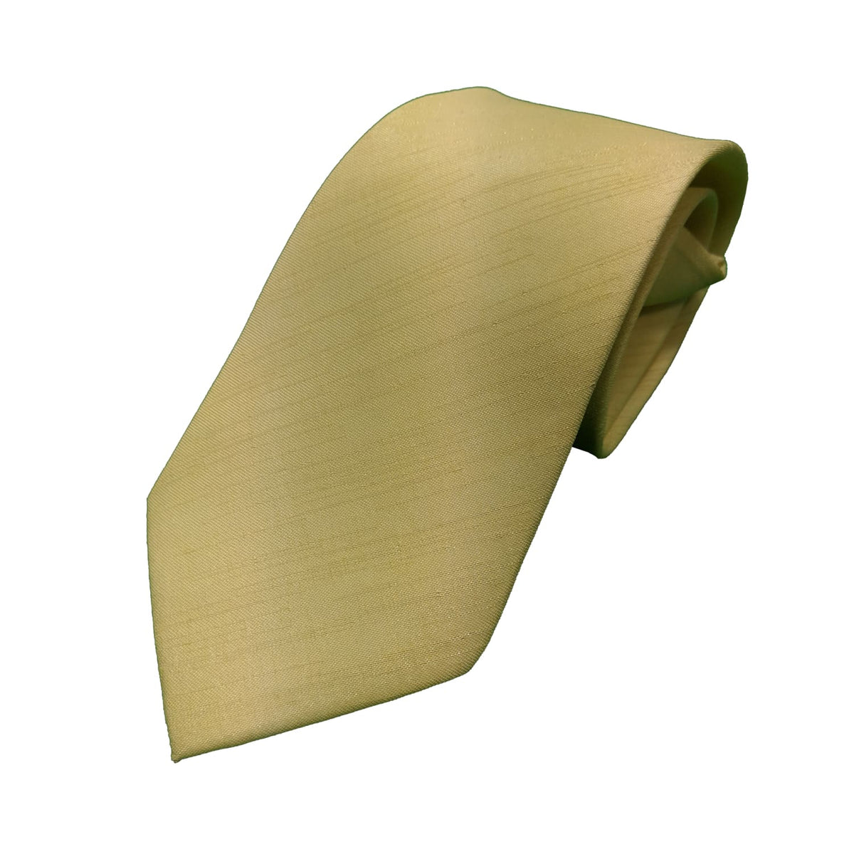 Kensington Clip-On Tie - Douppioni - Yellow 1