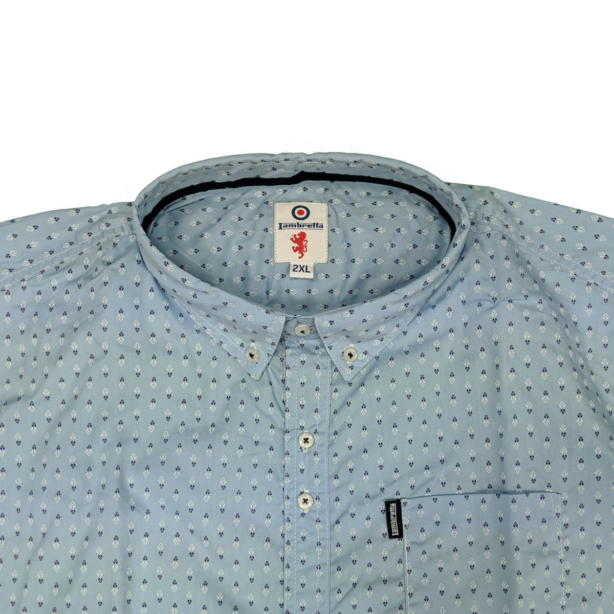 Lambretta S/S Shirt - YM940 - Sky Blue 3